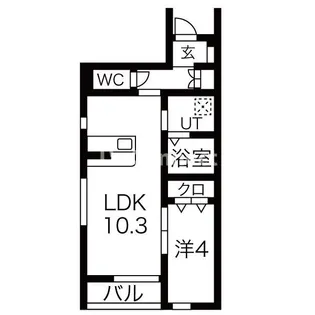 CASA ETERNO【1階】の間取り