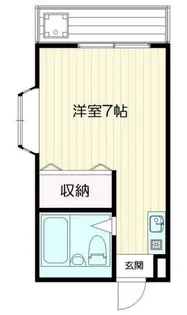 仙川スカイハイツ【2階】の間取り