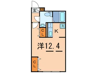 ZESTY駒澤大学II【4階】の間取り