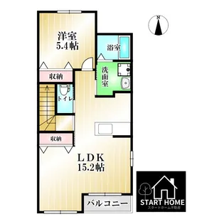 カレラB【2階】の間取り