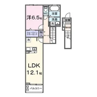 ビオレタA【2階】の間取り