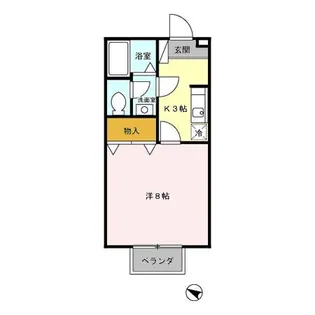 セジュール一番町【1階】の間取り