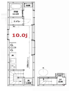 エン中目黒【2階】の間取り
