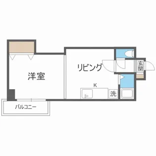イーホライズン桑園【6階】の間取り
