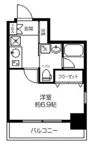 プライマル茅場町【6階】の間取り