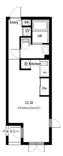 コスモリード東高円寺レジデンス【3階】の間取り