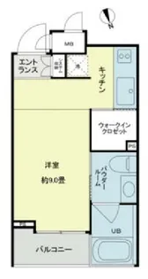ベルファース新橋【3階】の間取り