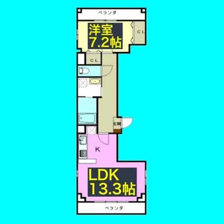 ルピナス泉【2階】の間取り