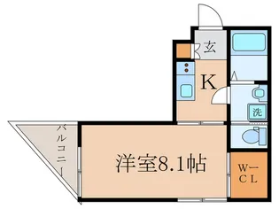 カーサ・ココリータ【2階】の間取り