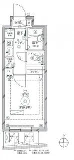 リクレイシア西麻布II番館【11階】の間取り