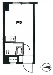 スカイコート渋谷【3階】の間取り