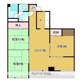 栄コーポラス【3階】の間取り