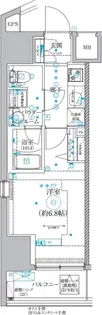 クオリタス品川南【3階】の間取り