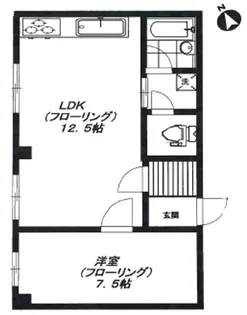 ミレーヌ東麻布【4階】の間取り