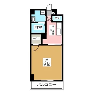 チェリーコート岡野【4階】の間取り