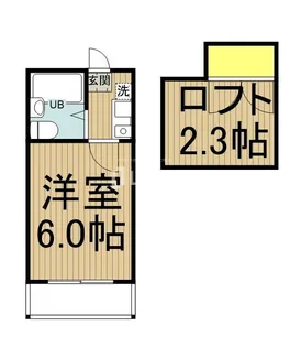 レジデンスATT立川【2階】の間取り