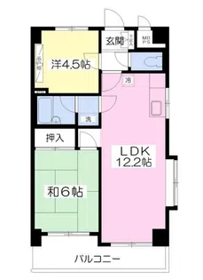 ライフピアー【4階】の間取り