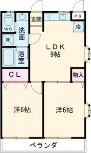 コーポ・チミヨ【2階】の間取り