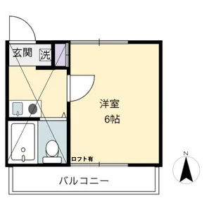 クリーンハイツ【2階】の間取り