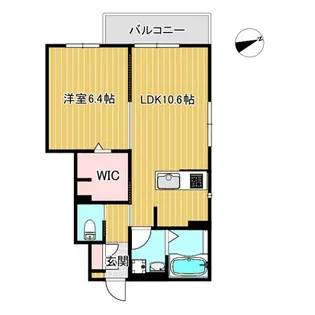 アルヴァ.ビー【1階】の間取り