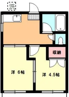 山桜ハイツ【1階】の間取り