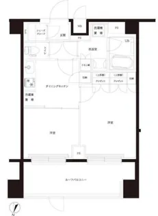ルーブル北嶺町【4階】の間取り