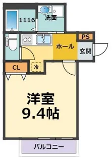 フジパレス武庫川駅東2番館【1階】の間取り