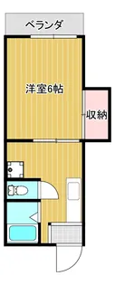 松希ハイム【1階】の間取り