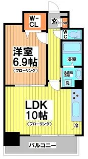 エクセレントワン【4階】の間取り