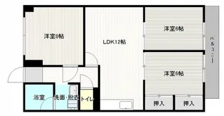 上東雲サンシャインビル【2階】の間取り