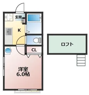 オルセット西小岩【1階】の間取り