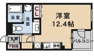 オーキッドレジデンス神戸三宮【7階】の間取り