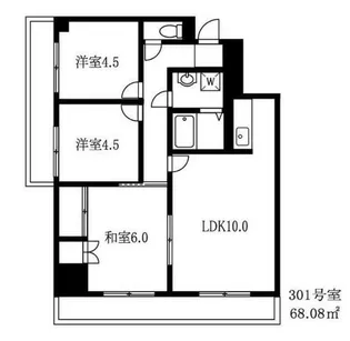 ラ・プリメーラ【3階】の間取り