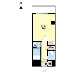 リバティープラザ本町【4階】の間取り