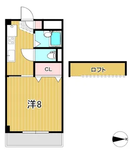 ガーデンヒルズst.ジョーンズ【3階】の間取り