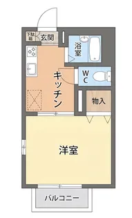 フィールドパレス【1階】の間取り