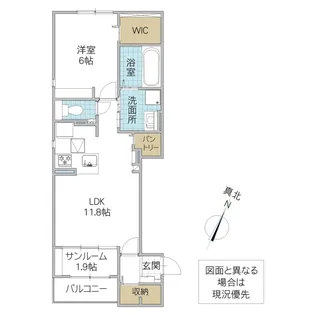 クラッシーコート【1階】の間取り