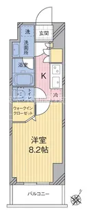 MODIER HATAGAYA【7階】の間取り