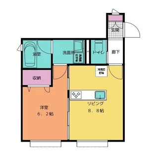 ベイグル【1階】の間取り