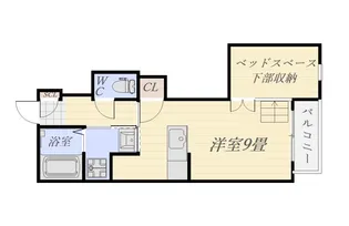 ラピロス武【3階】の間取り