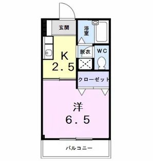 サンヴェール・セイミヤ【2階】の間取り
