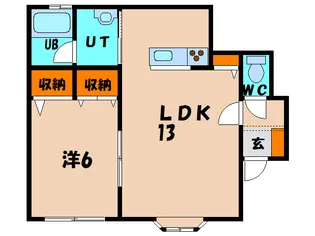 グレイス昭和【1階】の間取り