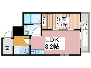 仮)Moderato【2階】の間取り