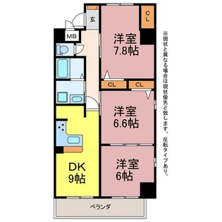 Southern Life【5階】の間取り