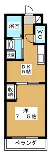 サクシード深草【1階】の間取り