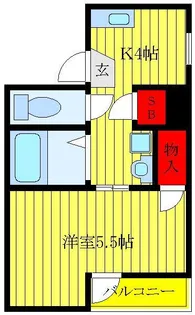 ラ・ヴィスタ【4階】の間取り