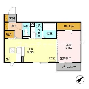 カーサ・エスペランサ【1階】の間取り