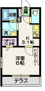 ツヴァイドルフ【1階】の間取り
