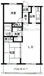GAINESVILLEII(ゲインズビル2)【3階】の間取り