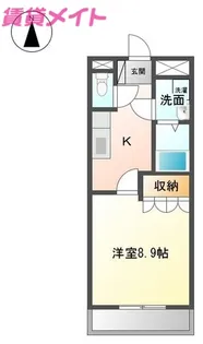VALO C棟【1階】の間取り